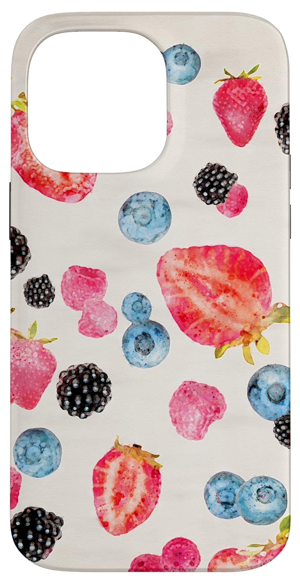Watercolour Berries, Strawberries, Blueberries, Raspberries Case for iPhone 14 Pro Max