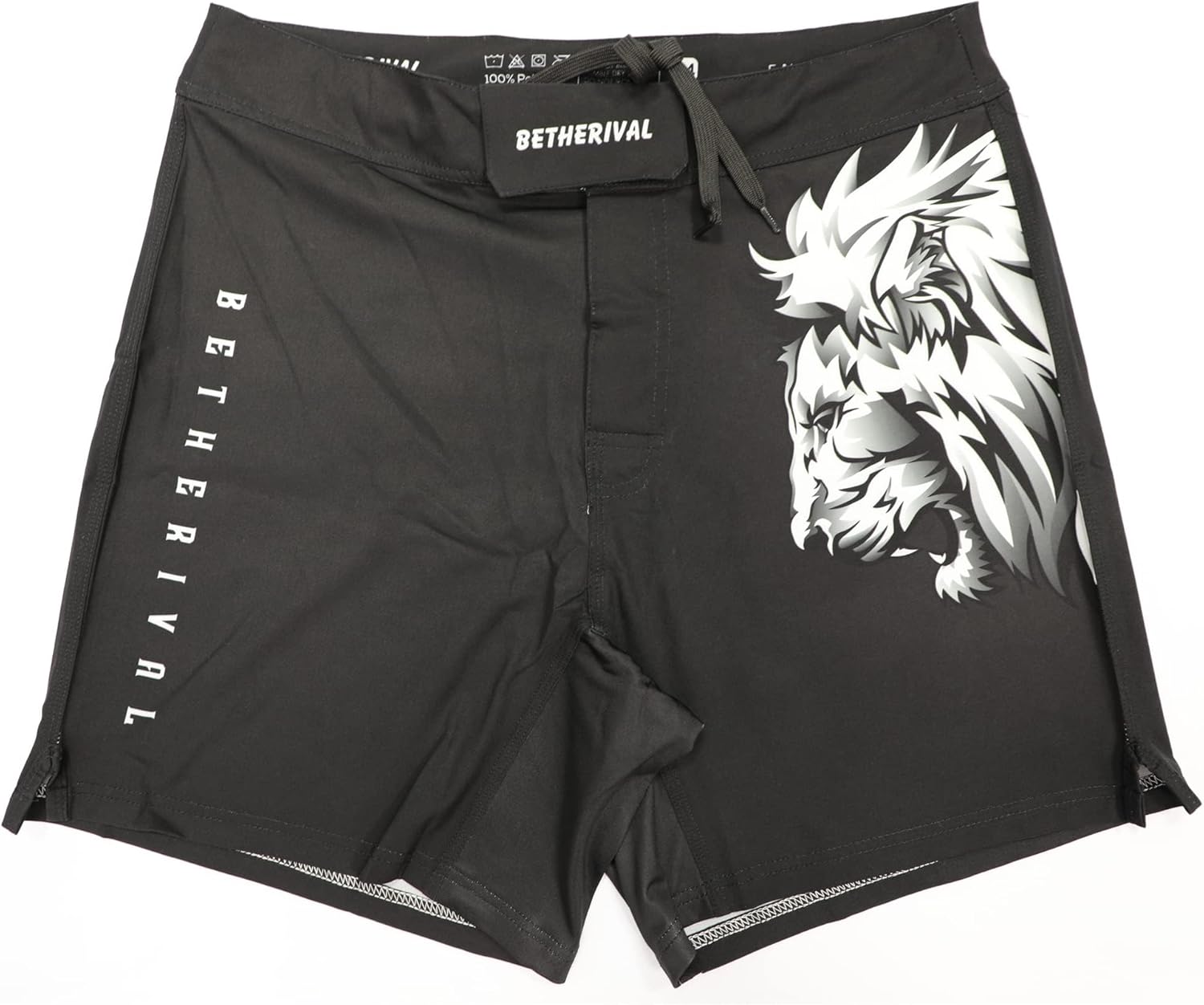 MMA Shorts for Men Boxing Shorts Fight Trunks for Kickboxing, Training, BJJ, Muay Thai, Grappling