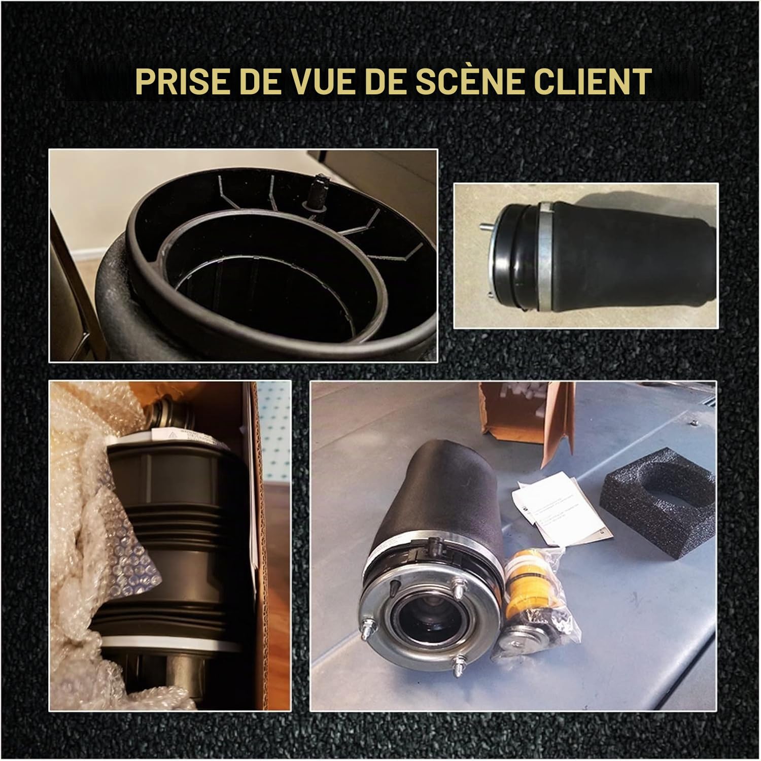 Suspension pneumatique arrière compatible avec 5 Touring E61 2004-2010 Remplacement pour 37126765602 37126765603 6 765 602 6 765 603