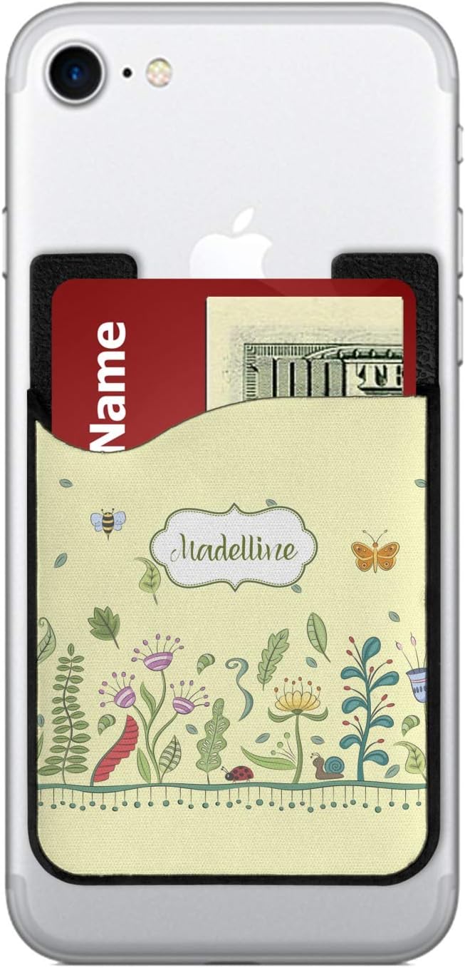 Personalized Nature Inspired 2-in-1 Cell Phone Credit Card Holder & Screen Cleaner