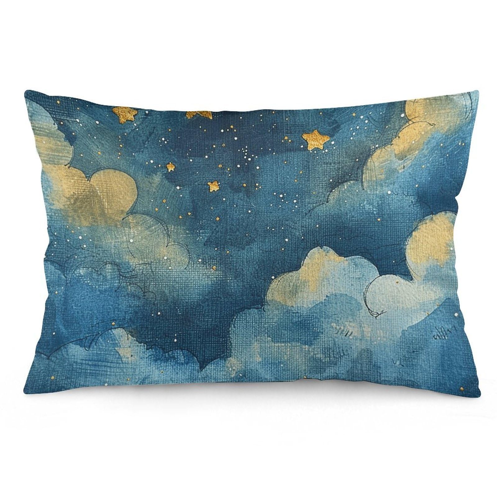 NTVOWPZO 2 Pack Decoration Throw Pillow Covers 12 "x20 Pillowcases Covers Unique Scenery Images Pillowcases Modern Farmhouse Home Decor Sofa Cushions Covers for Couch Bed Living Room