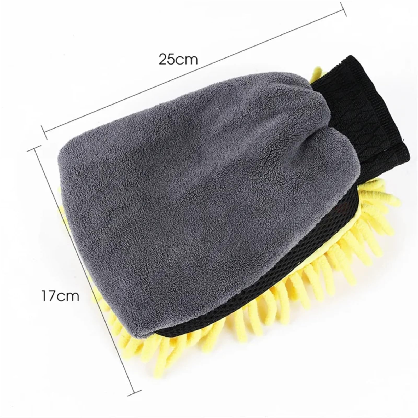 Autowaschhandschuh 10 Stück Mikrofaser-Autowaschhandschuhe, wasserdicht, weich, Kratzfest, Korallenmuster, for die Autoreinigung und Detailpflege