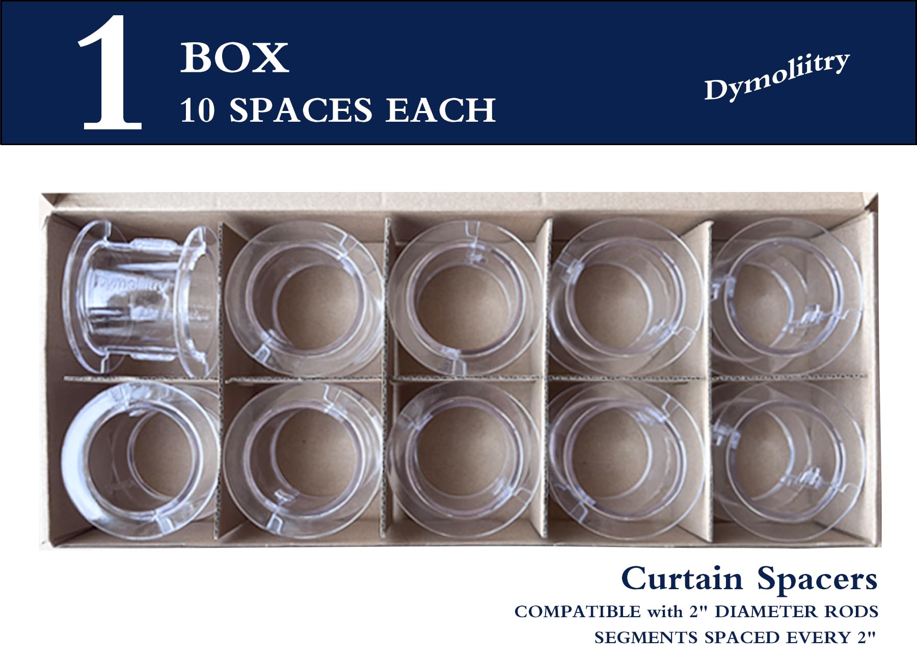 Curtain Spacers - Volume & Sag Prevention -2 Curtain Spacers - Volume & Sag Prevention -2