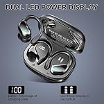2026 Wireless Earbuds, Bluetooth 5.4 Headphone with 75H Playtime, IP7 Waterproof Sport Earphone, ENC Noise Cancelling Mic, LED Power Display, Secure Earhooks for Running/Workout/Gym, iOS & Android