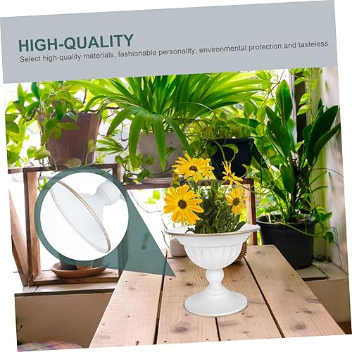 Miniatura 4 de Jarrón de hierro forjado de 3 piezas de jarrón de moda de escritorio, maceta de flores para arreglos florales, contenedor de flores moderno, florero