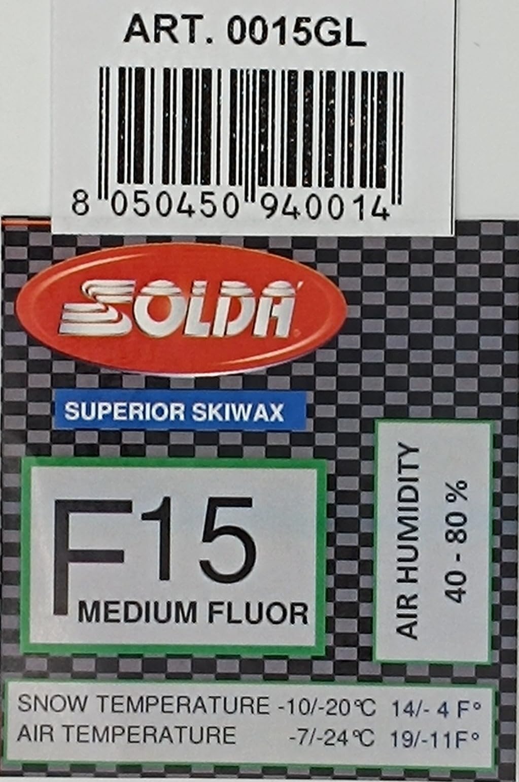 SOLDA' F15 Verde - Sciolina liquida Medio-fluorurata 90 ml