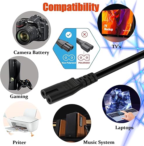 Miniatura 3 de Cable AV de 6 pies y cable de alimentación de CA de 5 pies para Xbox