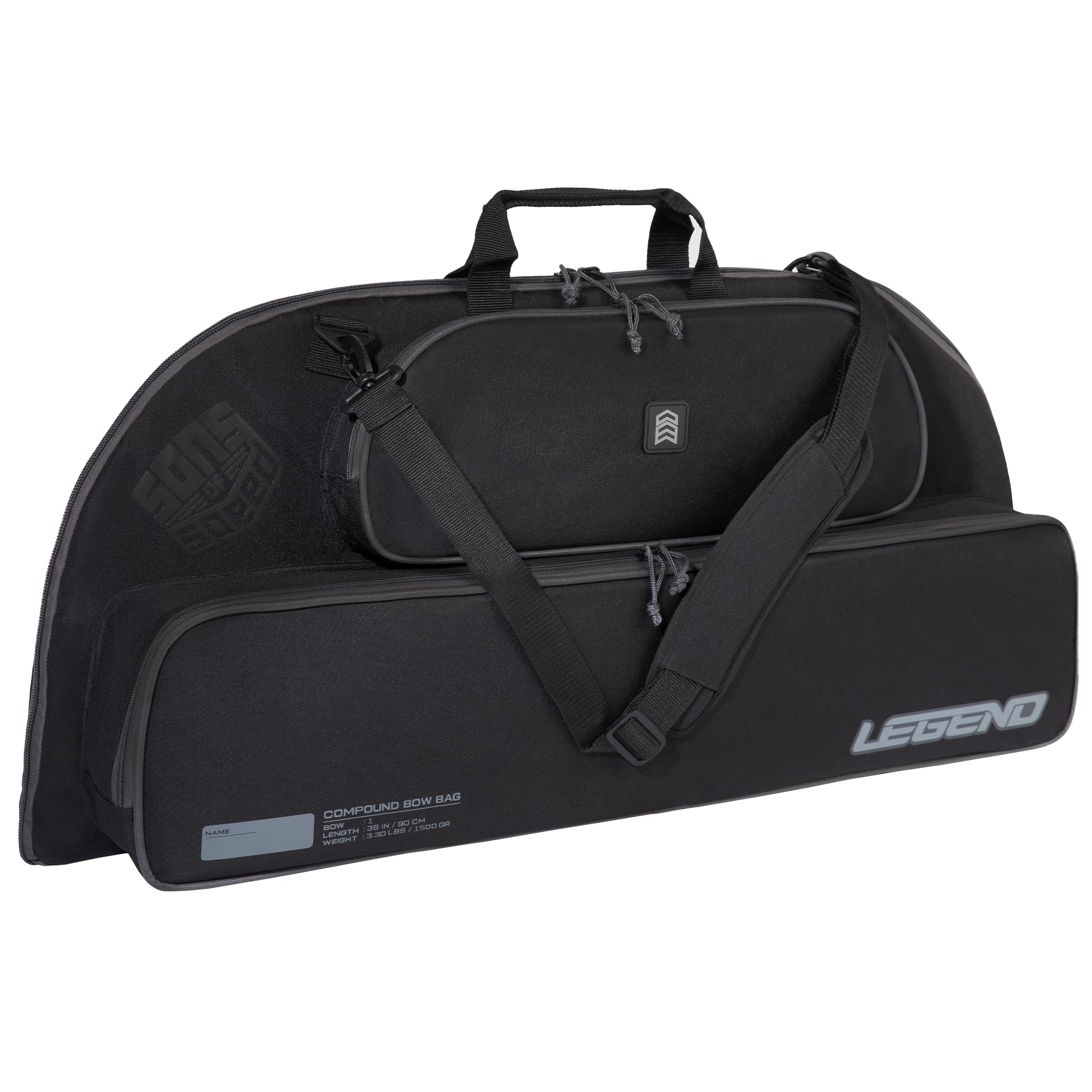 LegendBowarmor Soft Compound Bow Case - Lightweight Youth Bow Bag, Premium Archery Case with Soft Lining, Durable Soft Case with Multiple Pockets, Bow & Arrow Case for Archery Accessories -36 or 45in