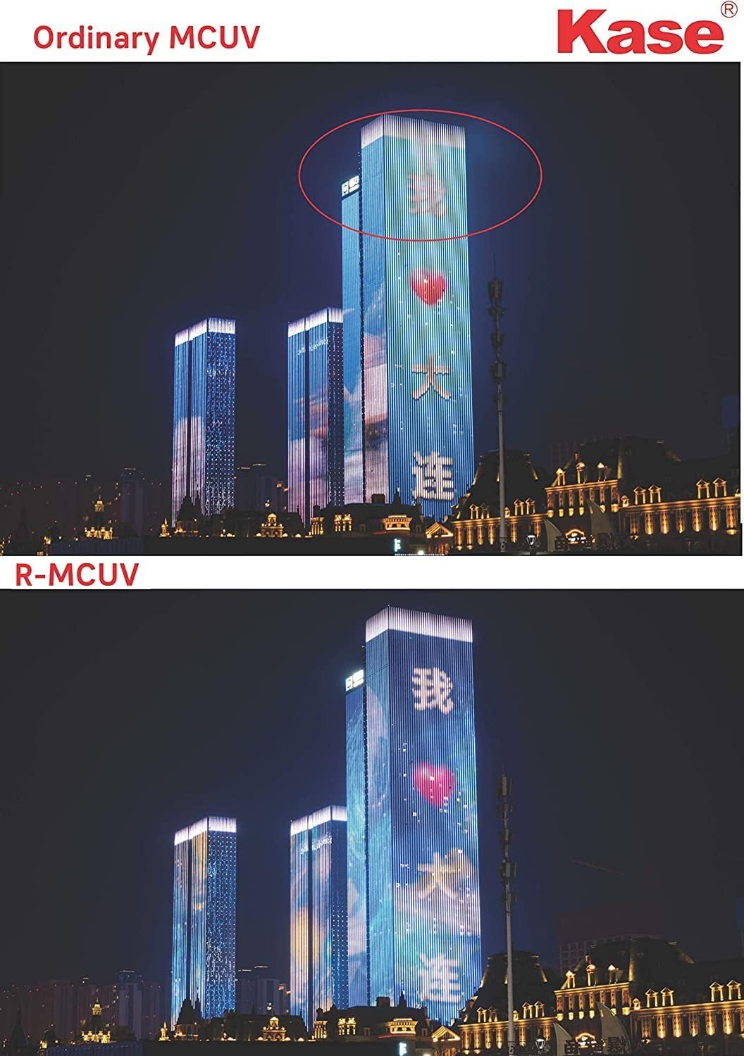 Kase Clip-in Filter R-MCUV UV Dedicated for Canon EOS R5 R6 R3 R6 Mark II Camera Anti-Ghosting Anti-Flare Low Reflection Optical Glass