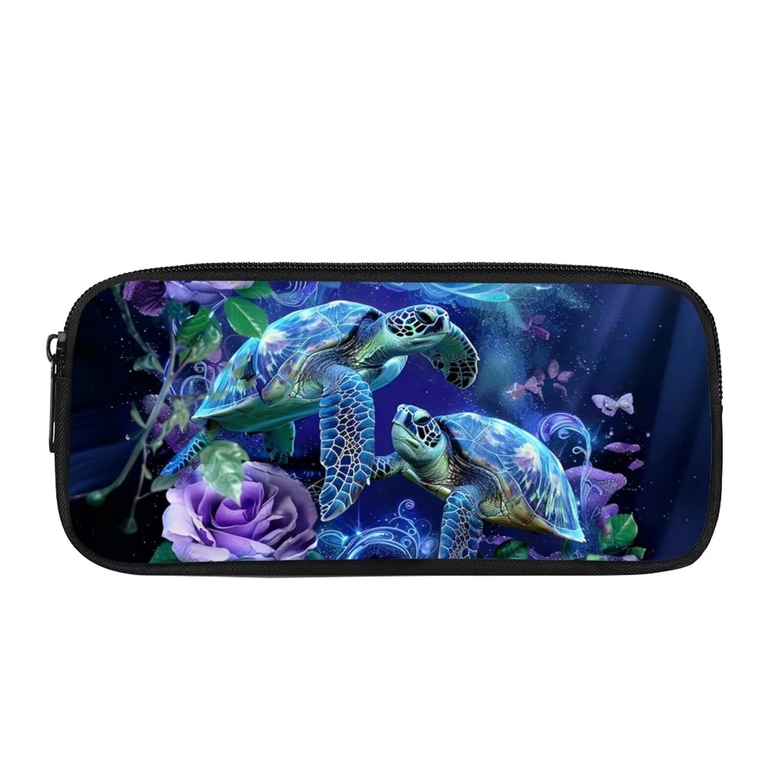 HELLHERO Sea Turtle Pencil Case for Girls Boys Kids Pen Bag Large Capacity Pencil Pouch Holder Stationery Organzier Aesthetic School Supplies Office Zipper Pouches โ image 1
