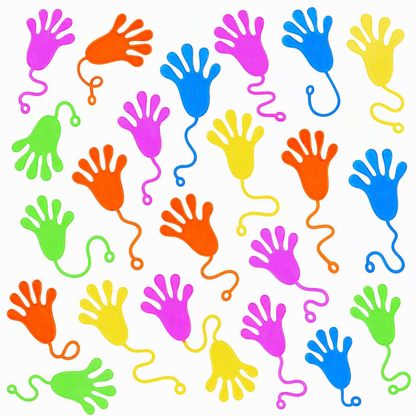 50 Sticky Hands Toy Set, Sticky Men Wall Crawlers for Party Bag Fillers