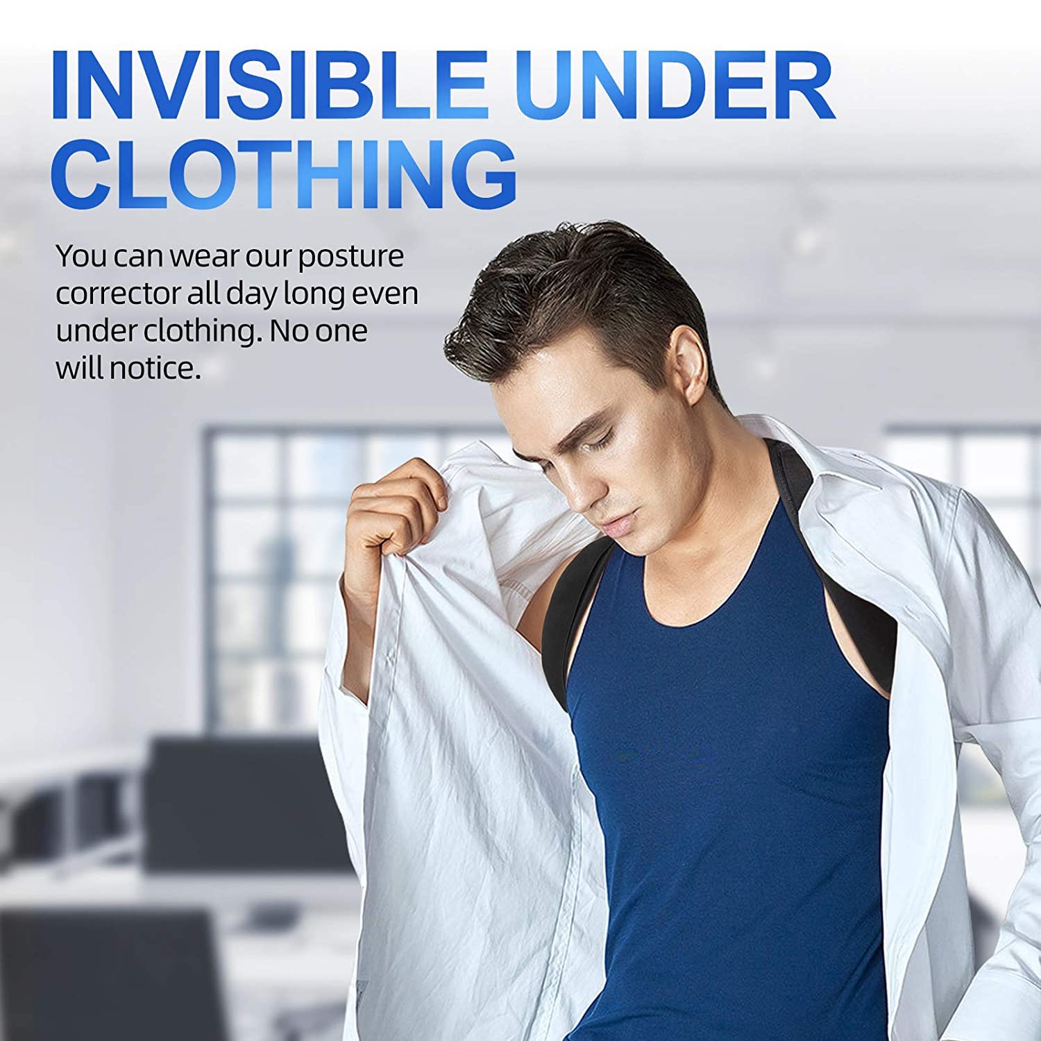 Upper Back Brace Shoulder Support Posture Corrector for Men and Women