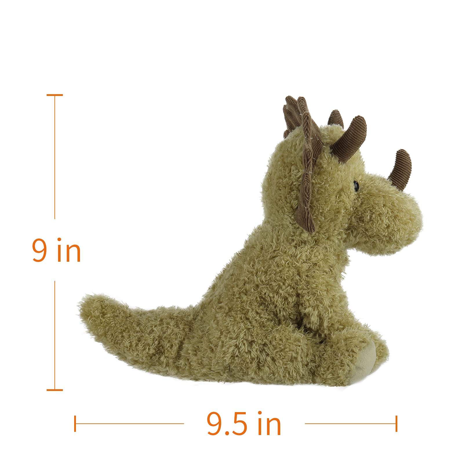 Grande Peluche A Forma Di Dinosauro Per Cani - 33 Cm - Con Cigolio Mix Di Colori 90009776
