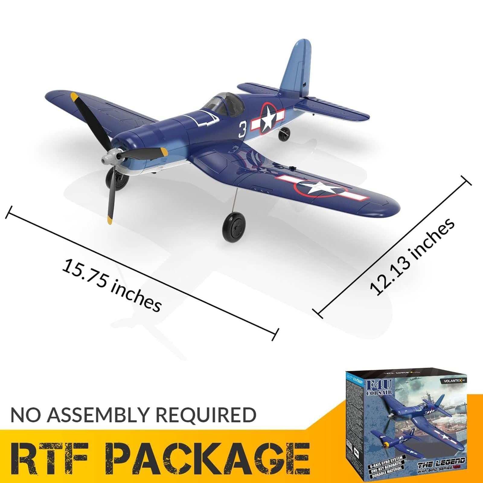 Amazon.com: F4U Corsair Remote Control Airplane, 4CH RC Airplane