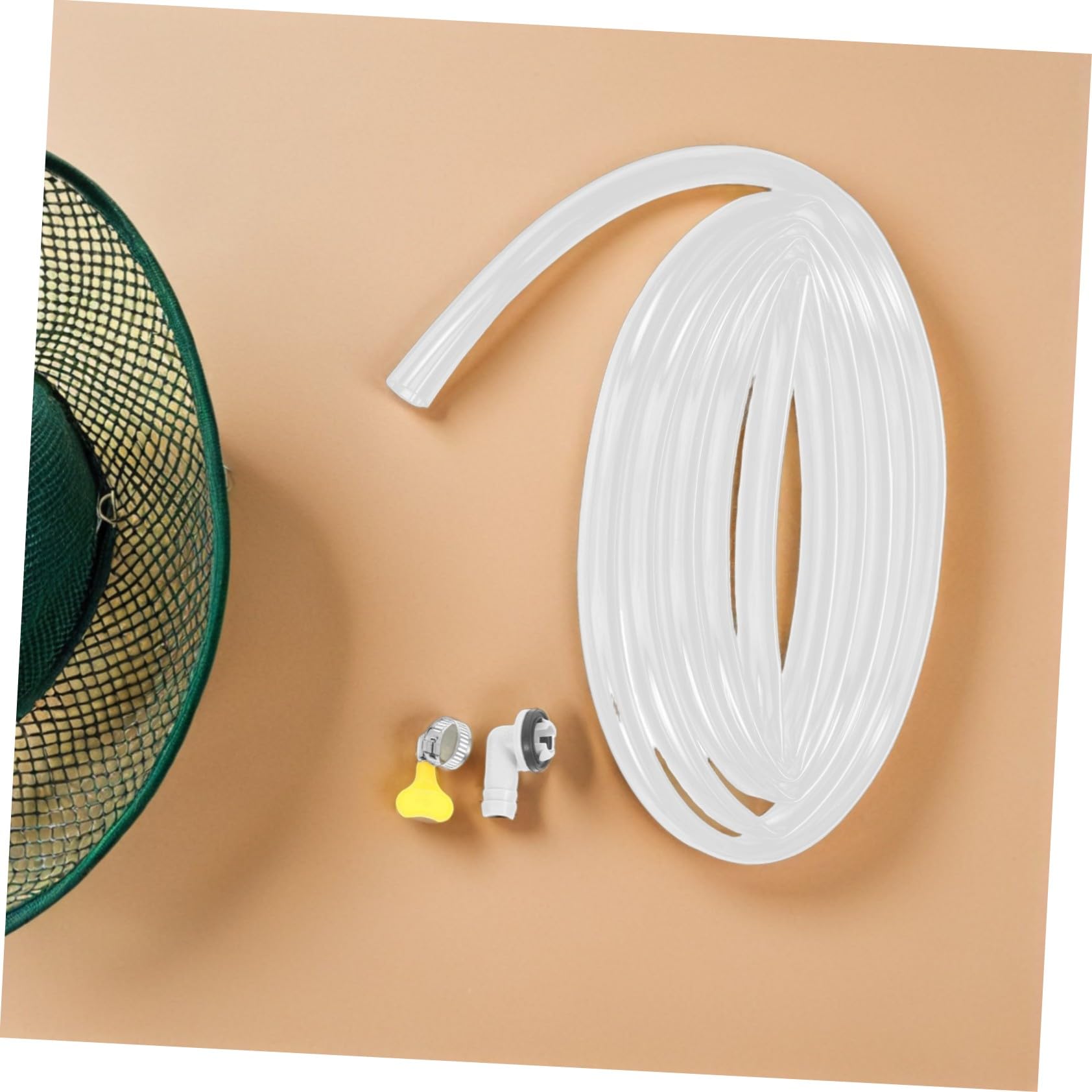 Kit Scarico Condensa Condizionatore 2 Pezzi Pvc con Raccordo | Unità Esterna, Installazione Rapida, Flusso Acqua Efficiente, Vacanze Estive