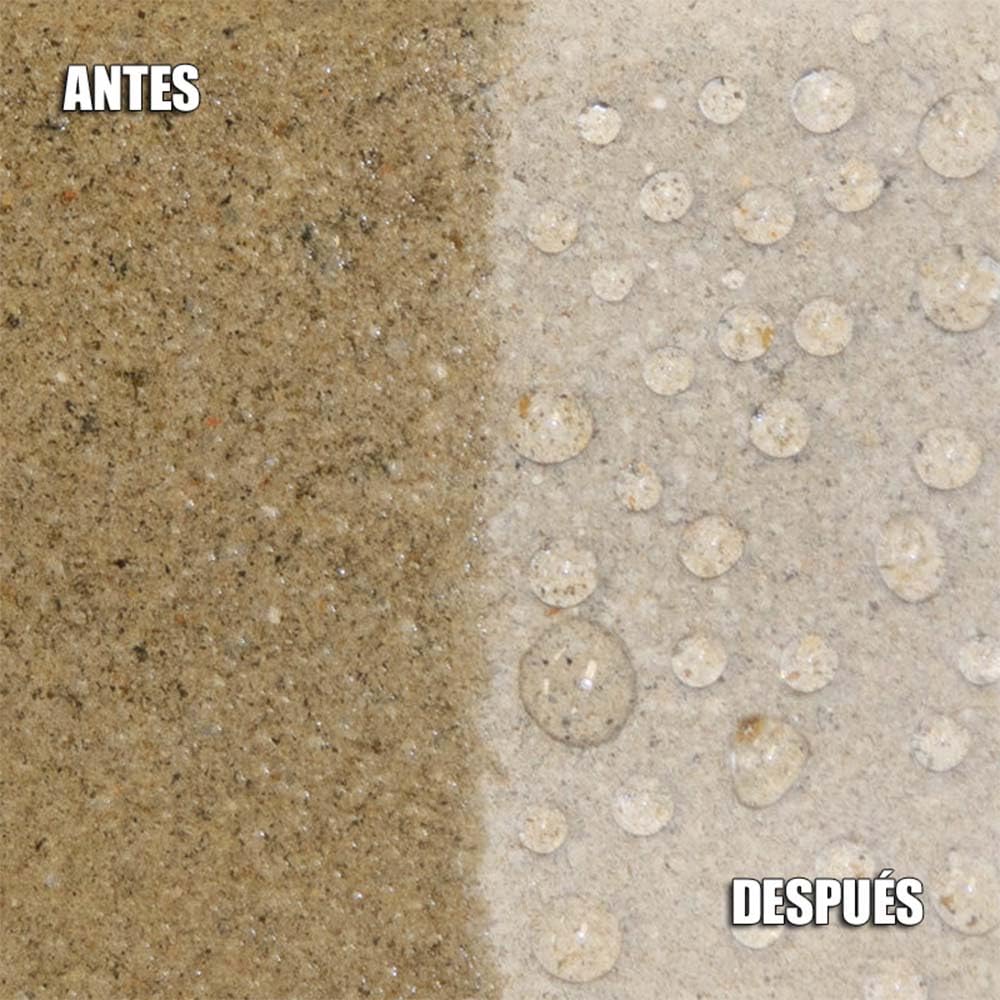 Hidrófugo Nanopartículas Larga Duración 25L Base Disolvente | Impermeabiliza y protege fachadas y tejados contra la lluvia. Penetra en piedra, ladrillo y hormigón sin cambiar su aspecto.