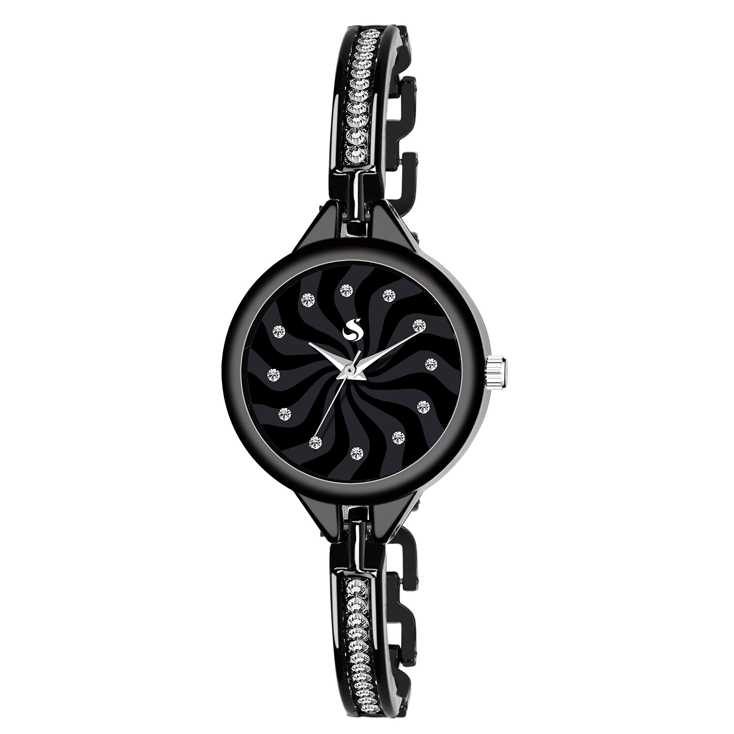 The Shopoholic Analogue Womens Watch (Black Dial Black Colored Strap) (B07WJ6BXXS) Amazon Price History, Amazon Price Tracker