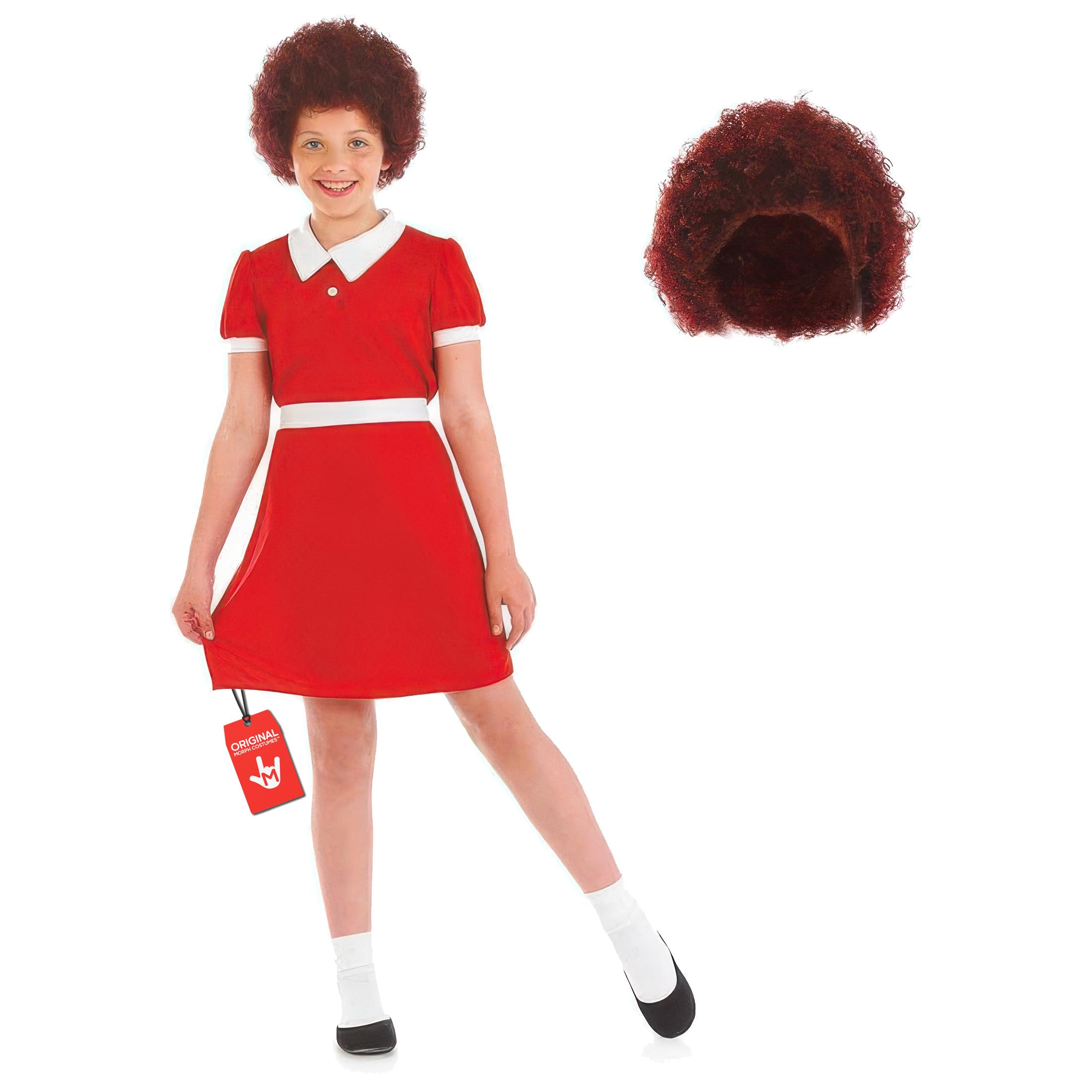 fun shack Little Orphan Costume for Girls, Little Orphan Costume Kids, Book Characters Costumes for Kids