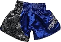 Vista 103 de Fluory - Pantalones cortos de lucha para muay thai, shorts de MMA, ropa de entrenamiento para lucha en jaula, grappling, artes marciales, kickboxing