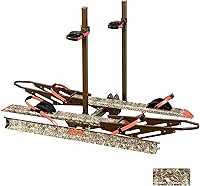 Vista 15 de Young - Portabicicletas para 2 bicicletas para montaje en maletero, hasta 70 libras de capacidad