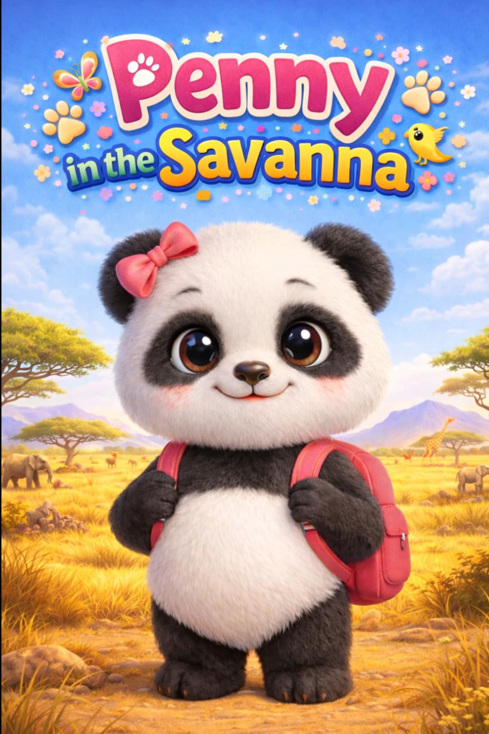 Penny in the Savanna: A Panda Adventure About African Animals, Nature, Safari and Learning for Kids Ages 4–8 (Little Hearts and Big Feelings)