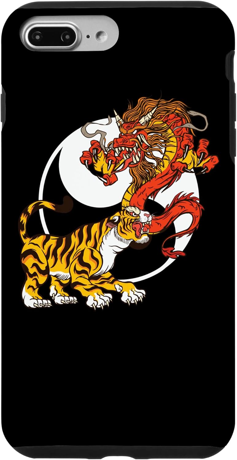 iPhone 7 Plus/8 Plus Yin Yang dragon tiger Case