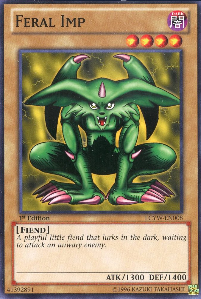 YU-GI-OH! - Feral Imp (LCYW-EN008) - Legendary Collection 3: Yugi's World - 1st Edition - Common