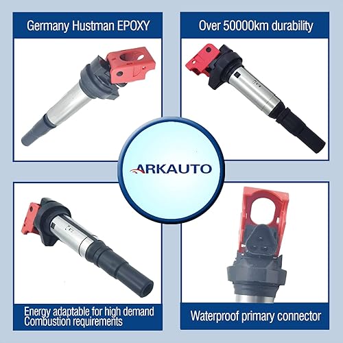 Miniatura 2 de Bobina de encendido de alto rendimiento, paquete de 4 compatibles con Mini R55 R56 R57 R58 R59 R60 R61 para BMW Serie 1 F20 F30 F35 para Citroen
