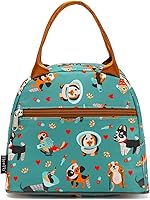 Vista 6 de Bolsa de almuerzo aislada FlowFly - Bolsa de asas organizadora para mujeres/hombres, perro