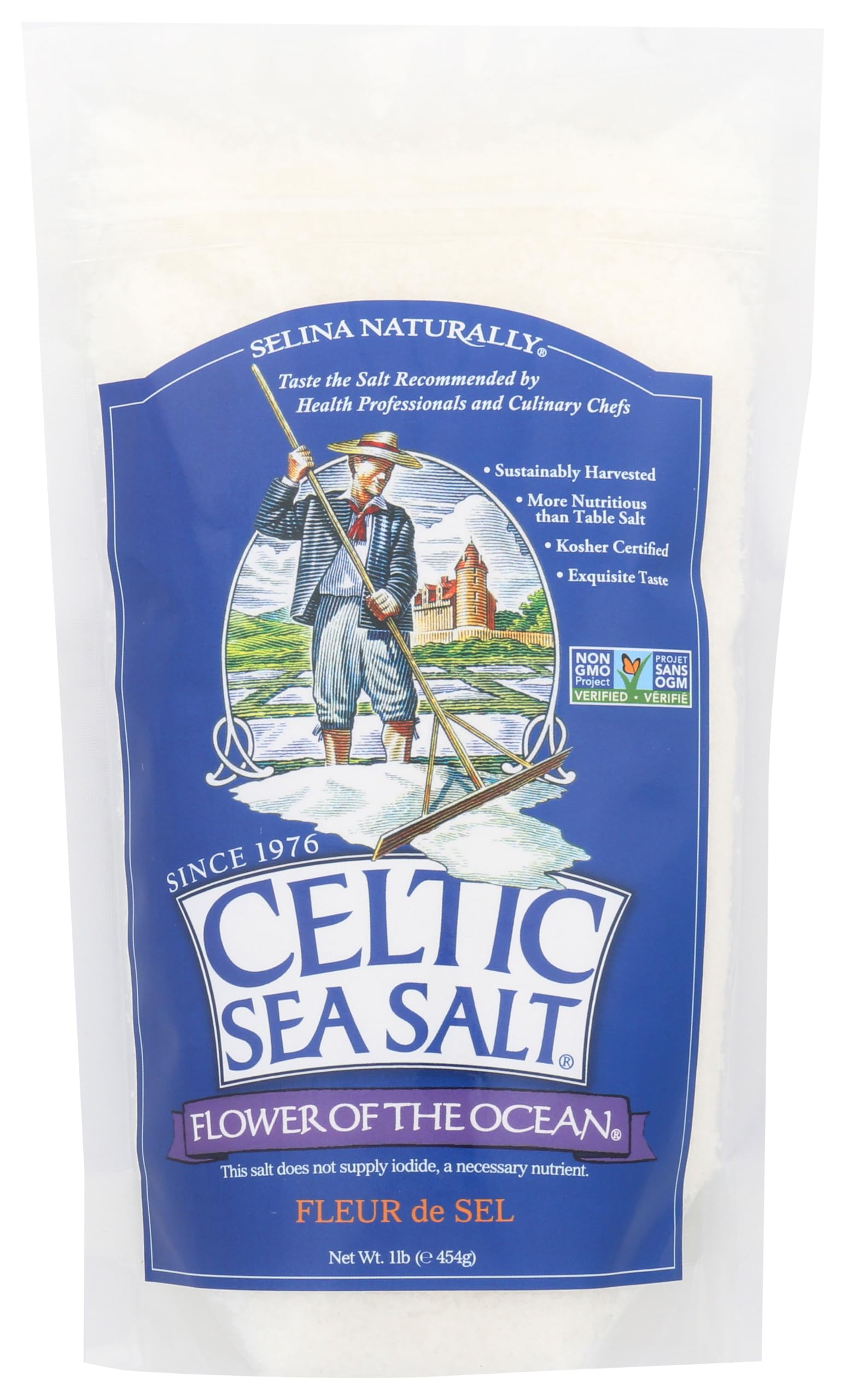 Flower of The Ocean Salt Bag, 1 Pound