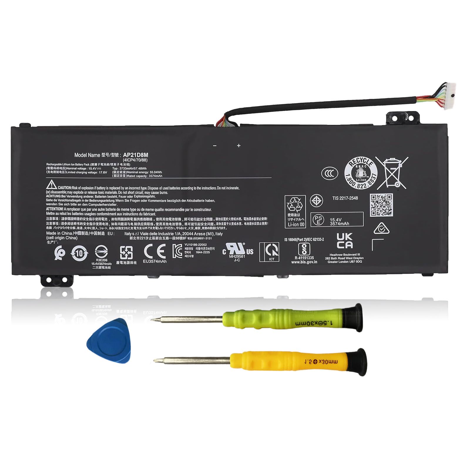 Amazon.com: AP21D8M Laptop Battery Replacement for Acer Nitro 5