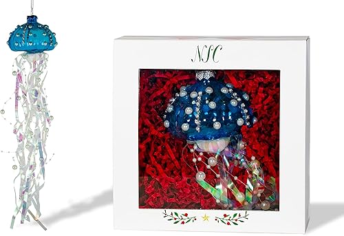 Adorno de cristal de medusa Colección Animal