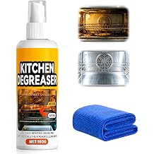 Kitchen Degreaser Spray, BBQ Grill Cleaner Spray, Heavy Duty Degreaser Spray For Outdoor Grill Oven Cleaner, Outdoor Use, Fast-Acting Grease Removal