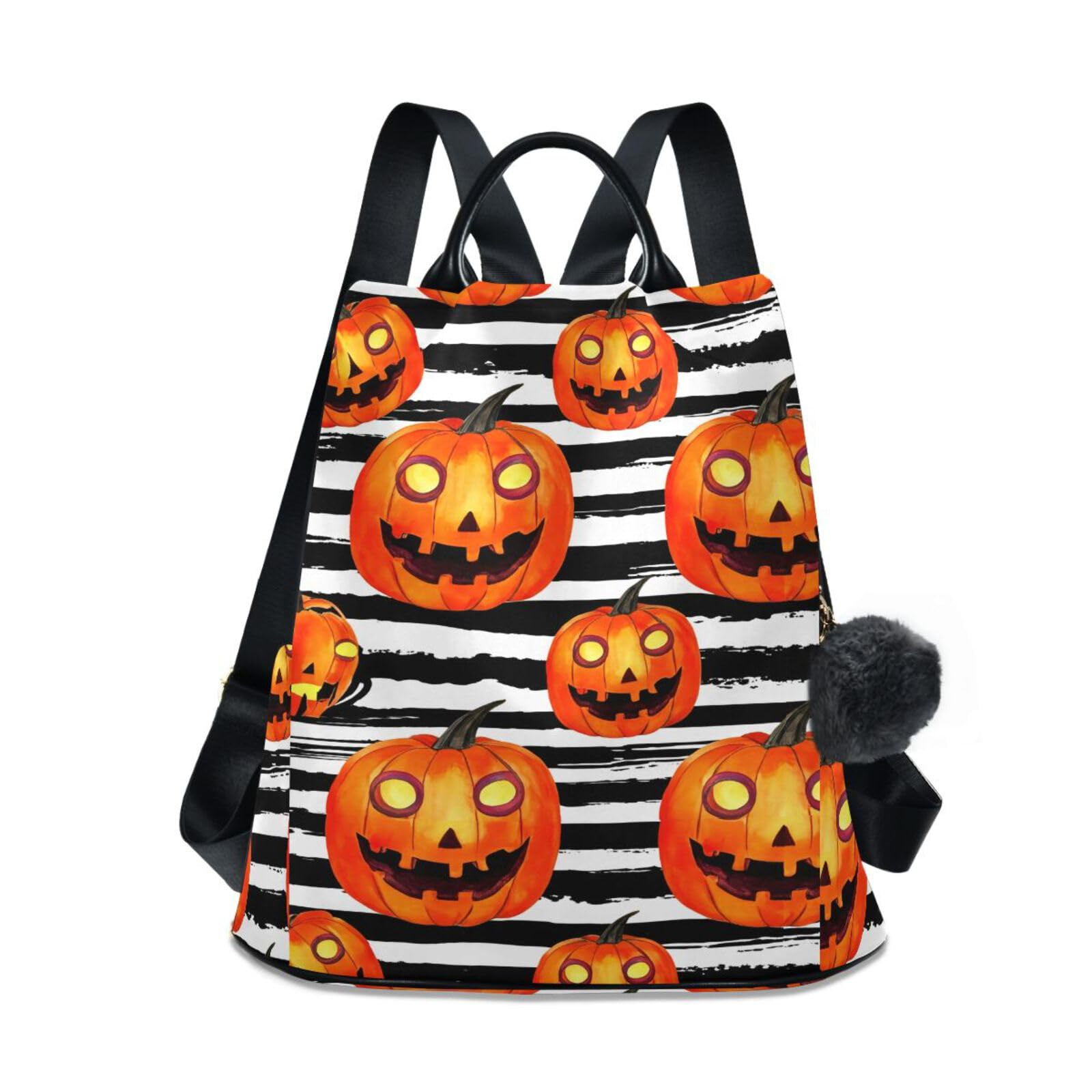 Sac à dos Halloween Evil Jack pour étudiante et citadine - 8