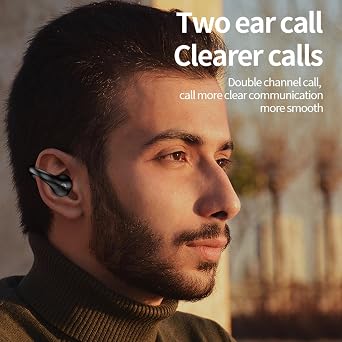 2024 Version True Wireless Bluetooth Earbuds with Charging Case Compatible with Apple & Android, Dual Connect, Built-in Microphone, Stereo Sound in-Ear Bluetooth Headphones Headset - Model 40