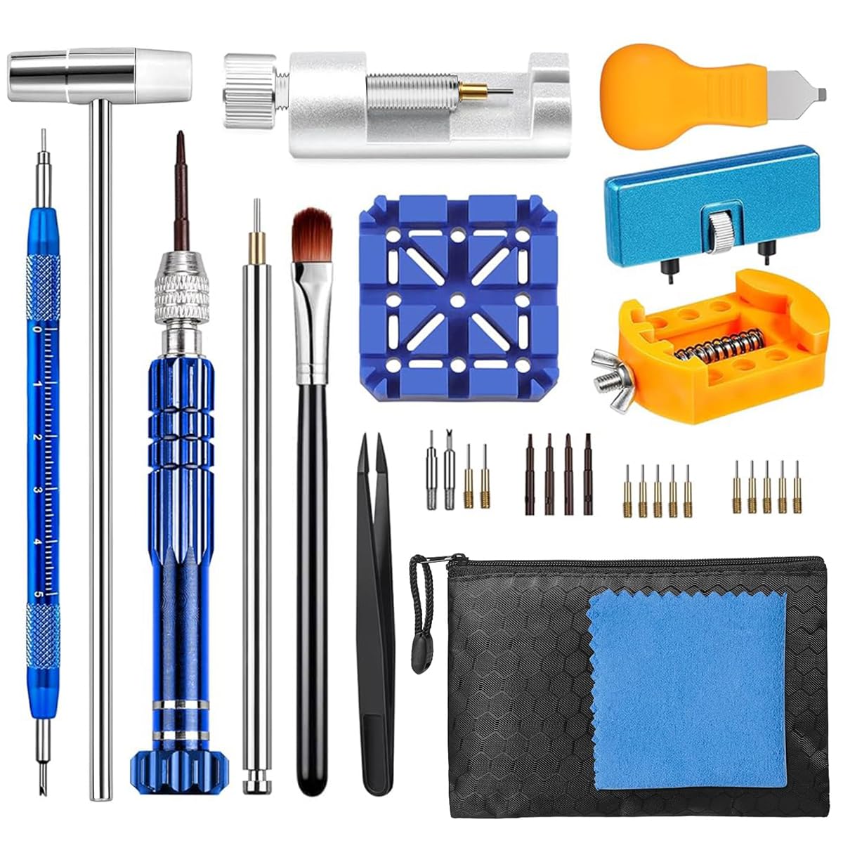 Serplex Watch Repair Kit Watch Repair Screwdriver Set for Battery Repl