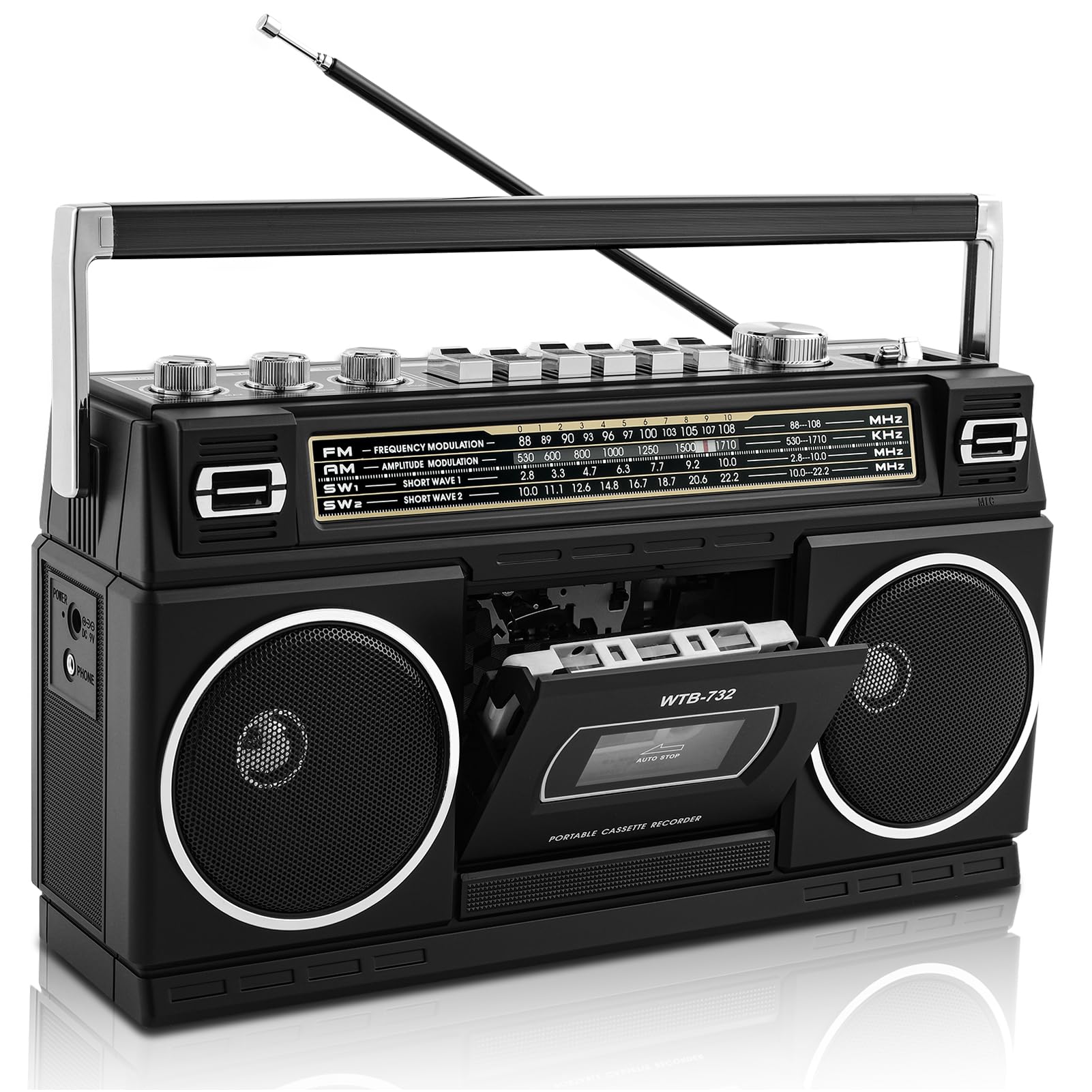 Platine cassette et lecteur CD portable pour réécouter vos musiques des années 80