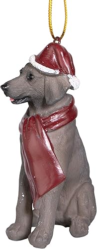 Vista 80 de Design Toscano - Figura de perro para decoración navideña.