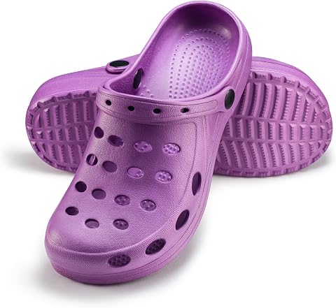 ESTRO Zuecos Mujer Verano Goma - Zuecos Sanitarios Mujer Unisexo Zapatillas Casa Verano Hombre Ligero A02