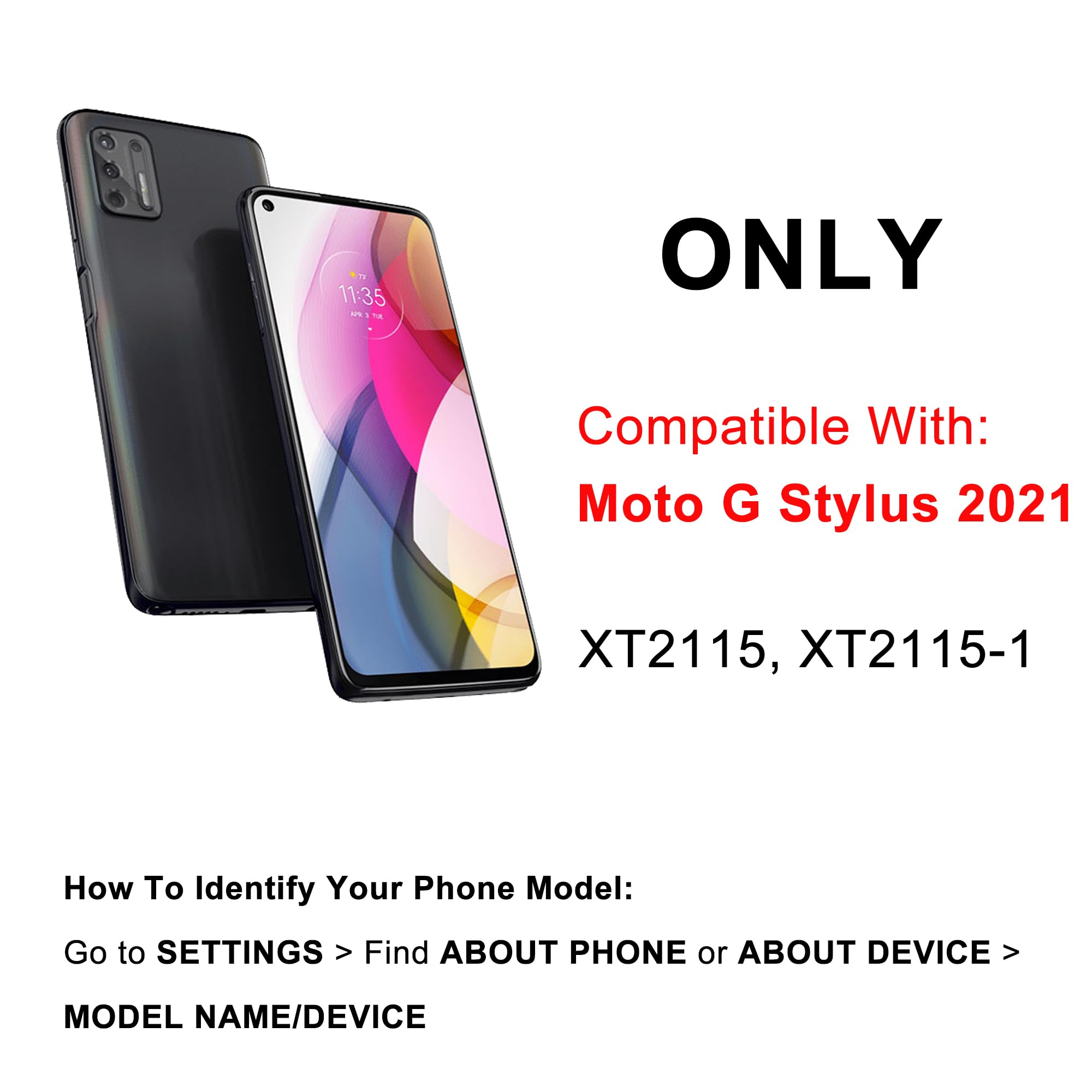 MAXSHARKS for Motorola G Stylus 5G 2021 Battery Replacement, MD50 Battery for Moto G Stylus 2021 with Repair Tools and Installation Instructions