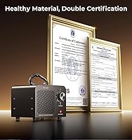 Vista 8 de Ozone Generator 48,000mg, Commercial Ozone Machine Odor Removal, High Capacity O3 Ionizer Air Purifier Deodorizer, Portable Mini for Car, Home