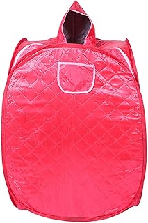 WOONEKY Caixa De Vapor Dobrável Barraca Portátil Barraca De Pessoa Única Sauna Em Casa Sauna Spa Vapor Corpo Inteiro Pano Individual Pano De Cetim Sauna Spa Tenda