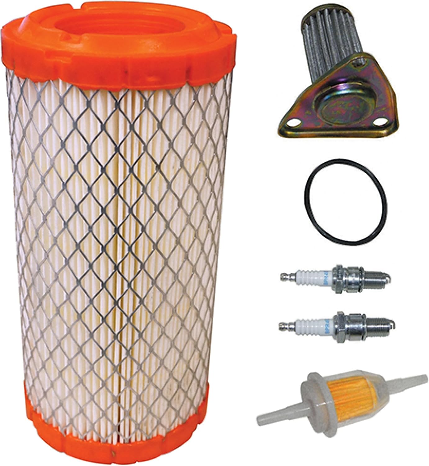 Red Hawk FIL-1005 Tune-Up Kit Compatible With/Replacement For E-Z-GO 2006 and newer 4-cycle and gas 295cc and 350cc with oil filter Golf Carts