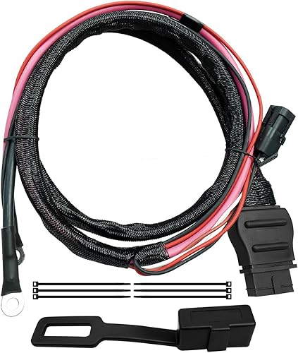 Faisceau de câble de batterie côté camion à 4 broches pour chasse-neige Western 