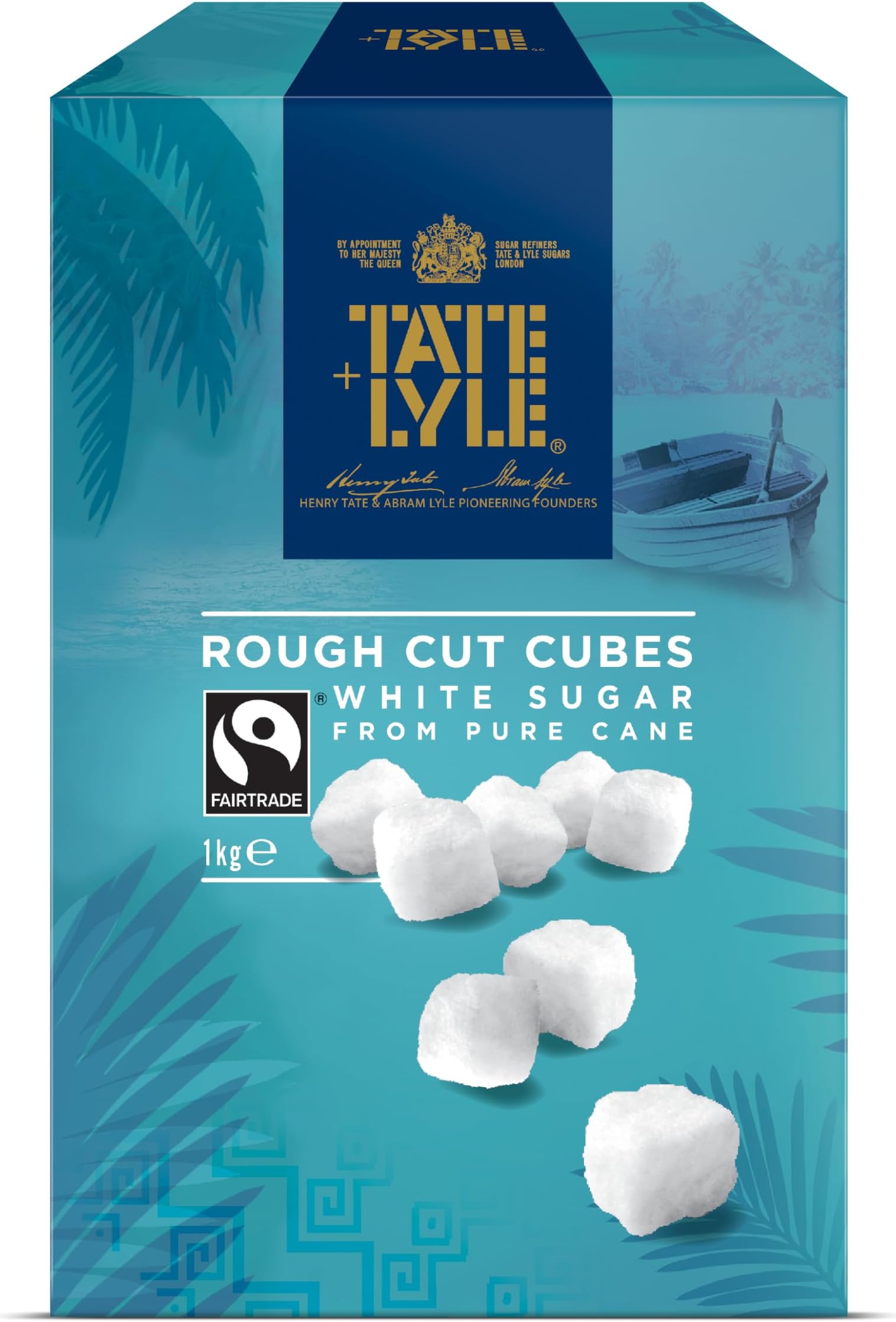 Tate & Lyle Rough Cut White Sugar Cubes 1kg