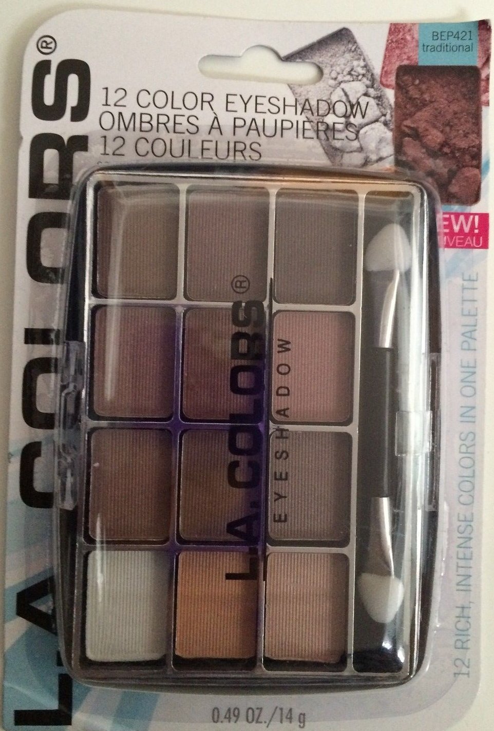 L.a. Colours Expressions - 12 Colour Eyeshadow Traditional