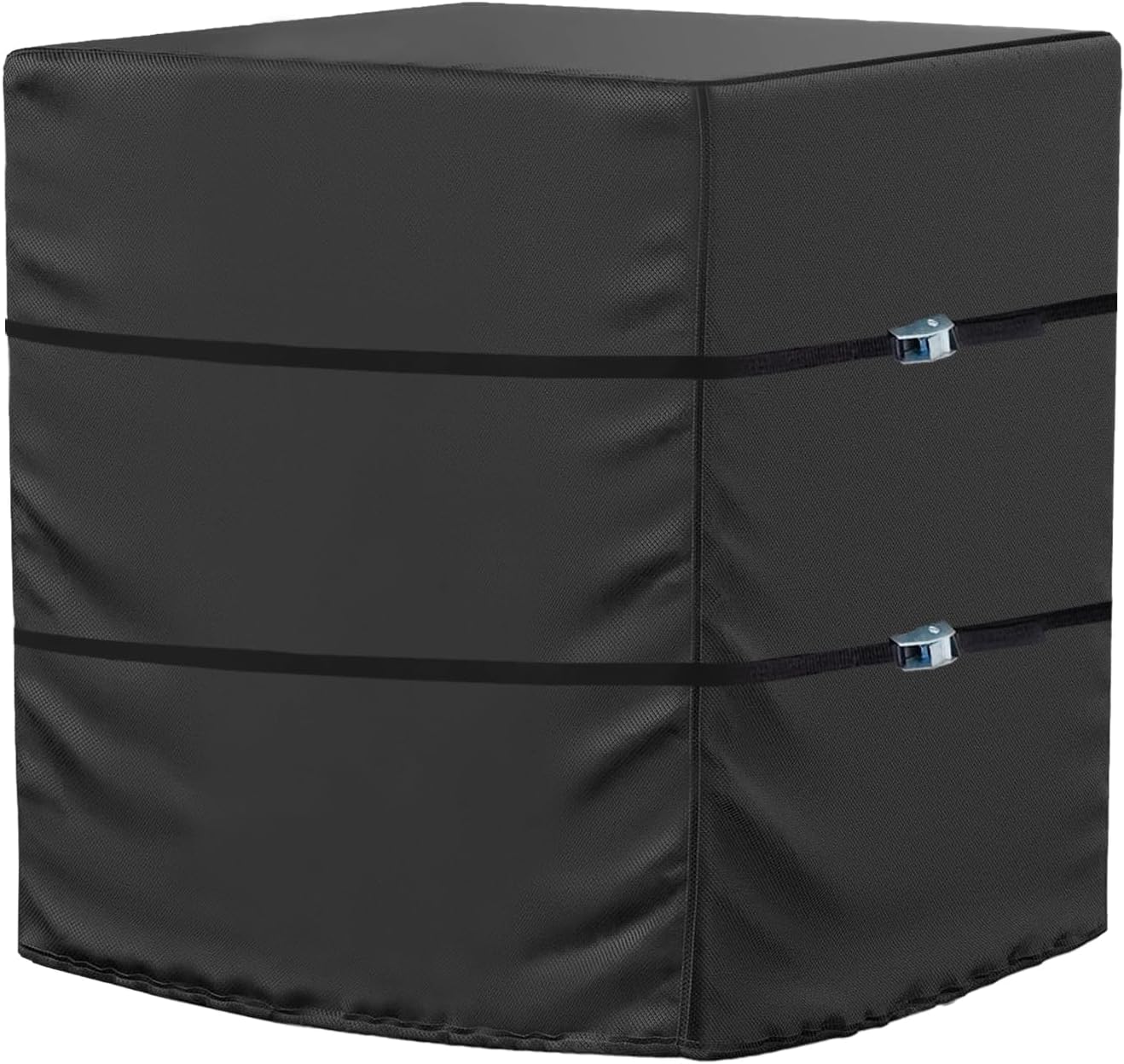 Central Large Air Conditioner Cover for Outside Units, Waterproof Dustproof& Windproof Outdoor Heavy Duty AC Units Cover (Black, 36"X36"X39")