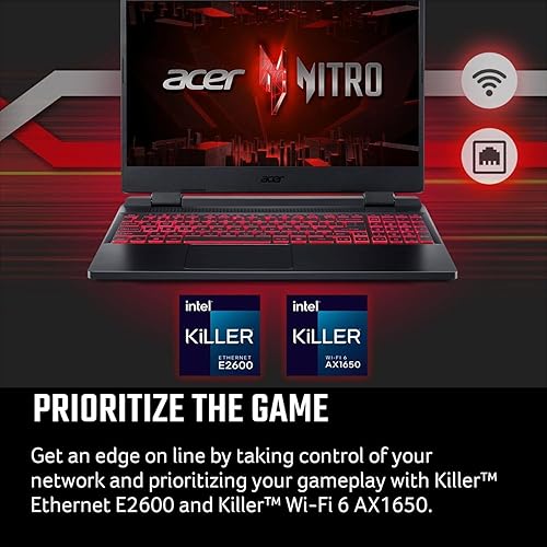 Miniatura 7 de acer Nitro 5 - Laptop para juegos, pantalla FHD IPS de 15.6 pulgadas de 144 Hz, Intel 12 núcleos i5-12500H de 12 generación, GeForce RTX 3050, 64 GB