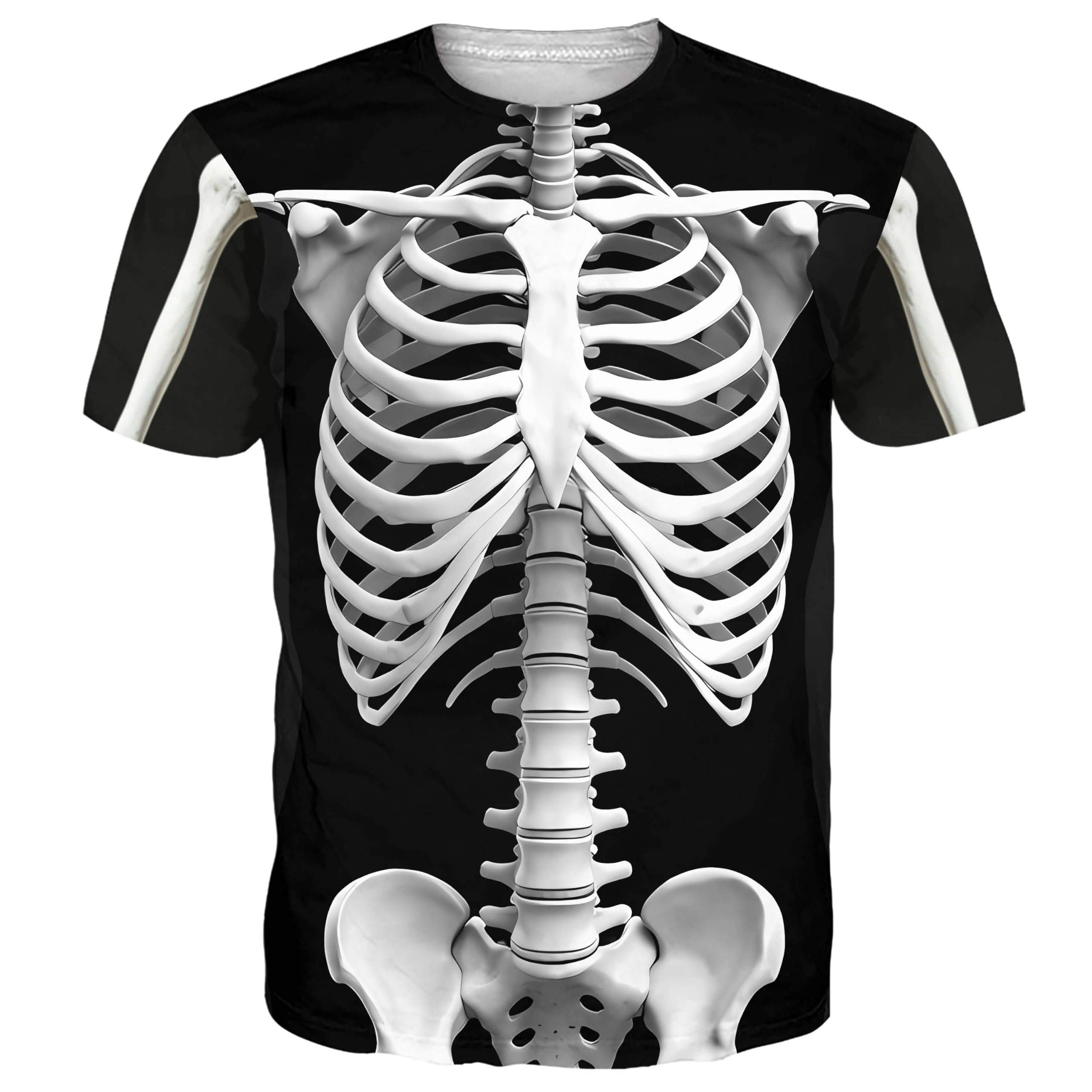 Goodstoworld Unisex 3D Fake Abs T Shirts Shredded Chest Printed Short Sleeve Costume Novelty Tees Shirt