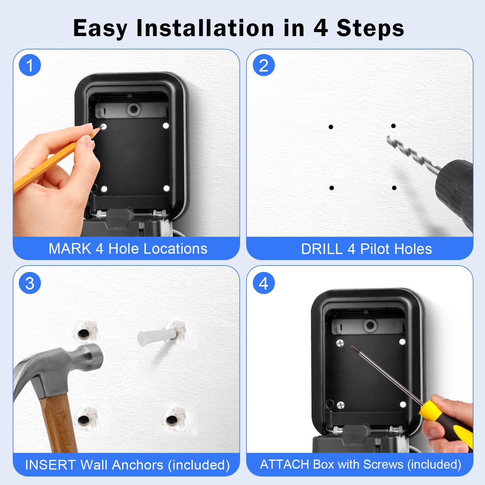 Smart Key Lock Box - Bluetooth & App Control -7 Smart Key Lock Box - Bluetooth & App Control -7